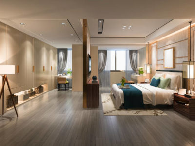 3d rendering interior and exterior design