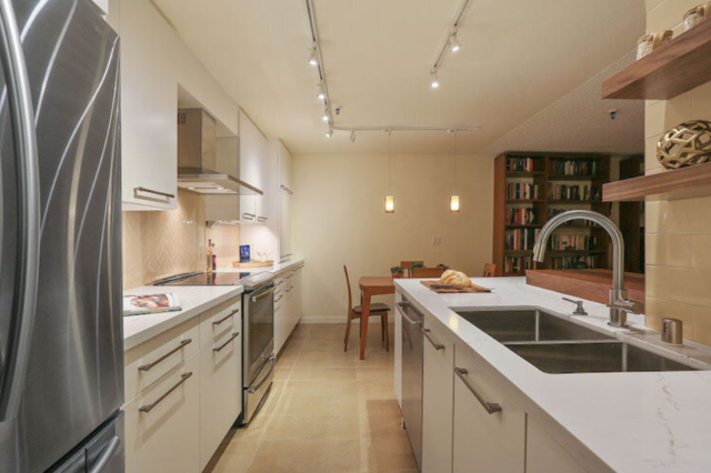 South Vancouver - Complete Home renovation (kitchen sink view)- Refresh Home Renovations