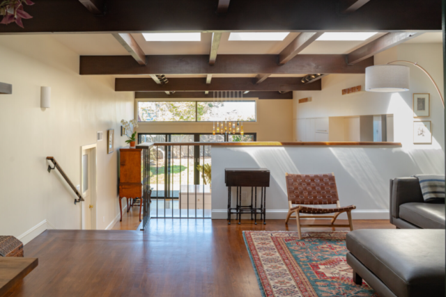 North Vancouver - Complete Home renovation living room (staircase view)- Refresh Home Renovations
