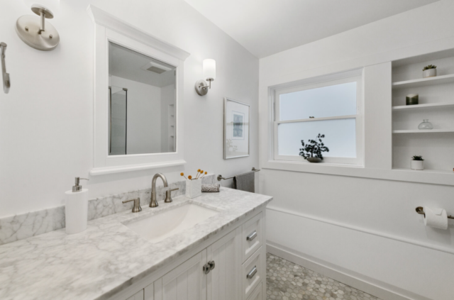 Contemporary home Renovation (top view bathroom vanity)- Refresh Home Renovations