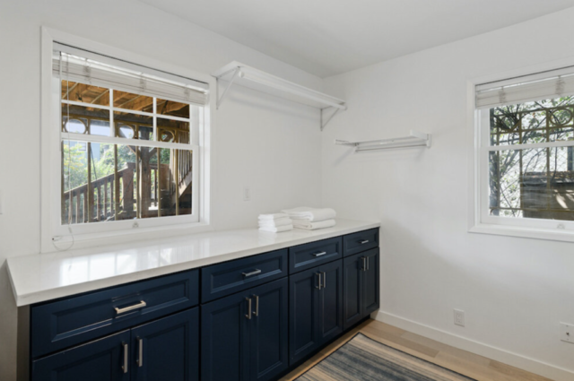 Contemporary home Renovation (laundry room vanity)- Refresh Home Renovations