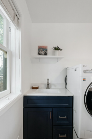 Contemporary home Renovation (Laundry room sink/ vanity)- Refresh Home Renovations
